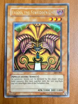 Exodia the Forbidden One (Dark Duel Stories) DDS-003 Secret Rare Promo Yugioh LP - Image 1