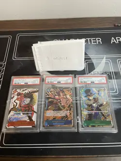 One Piece Card Game 3rd Anniversary Winner PSA 10 Sequential Set GEM MINT - Image 1
