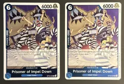 Prisoner of Impel Down OP16-042 The Time of Battle Foil English One Piece 2x - Image 1