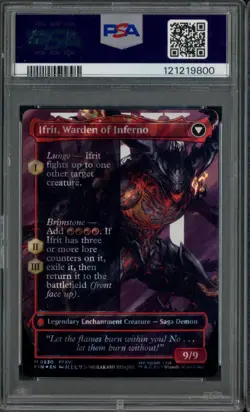 2025 MTG Final Fantasy Borderless Surge Foil #0530 Clive Ifrit PSA 10 GEM MINT - Image 2