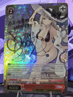 Weiss Schwarz Azur Lane Aquila SP (Gold Signature) (English) - Image 5