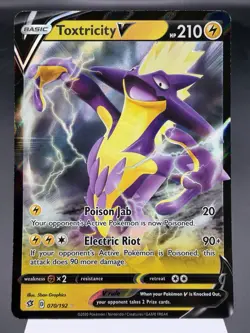 Toxtricity V 070/192 - Ultra Rare Holo - SWSH Rebel Clash Pokemon Card NM - Image 1