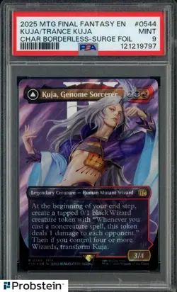 2025 MTG Final Fantasy Borderless Surge Foil #0544 Kuja Trance Kuja PSA 9 - Image 1