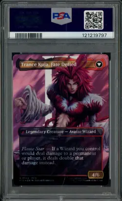 2025 MTG Final Fantasy Borderless Surge Foil #0544 Kuja Trance Kuja PSA 9 - Image 2