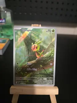 Pokemon Card Chespin #87 Chaos Rising Holo English - Image 1