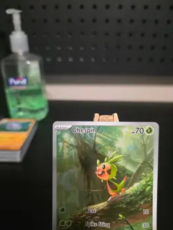 Pokemon Card Chespin #87 Chaos Rising Holo English - Image 2