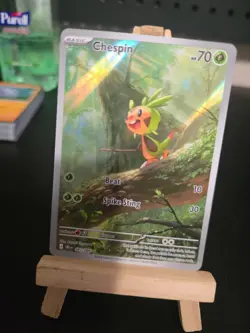 Pokemon Card Chespin #87 Chaos Rising Holo English - Image 4