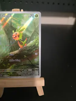 Pokemon Card Chespin #87 Chaos Rising Holo English - Image 5