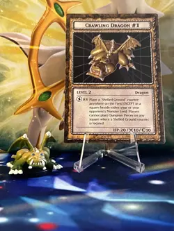 Yugioh Dungeon Dice Monsters DDM Crawling Dragon #1 Figure + Card B3-11 - Image 1