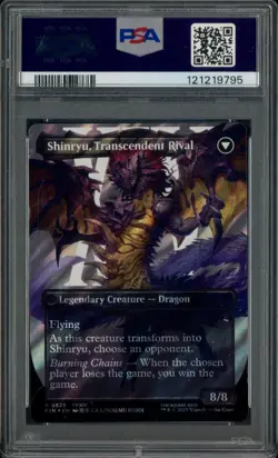 2025 MTG Final Fantasy Borderless Surge Foil #0529 Zenos Shinryu PSA 9 MINT - Image 2