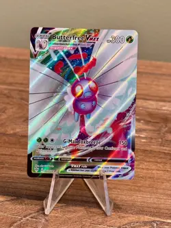 Butterfree Vmax 002/189 Darkness Ablaze NM Ultra Rare Full Art Pokemon Card - Image 1