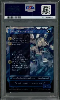 2025 MTG Final Fantasy Borderless Surge Foil #0523 Jill shiva's Dominant PSA 10 - Image 2