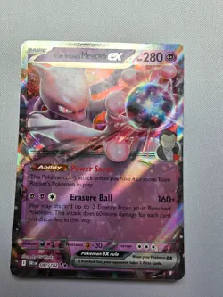 Team Rocket's Mewtwo ex Double Rare League & Championship Cards 081/182 NM - Image 1