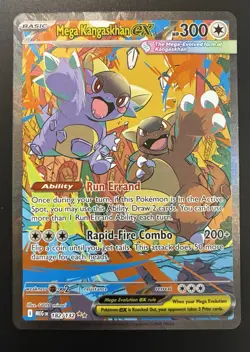 Pokemon Mega Kangaskhan EX 182/132 Special Illustration Rare SIR TCG card NM - Image 1