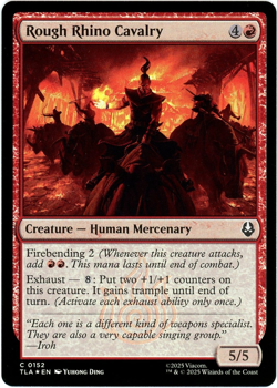 Rough Rhino Cavalry (Foil) - 0152 - Avatar: The Last Airbender TLA - MTG - NM/M - Image 1