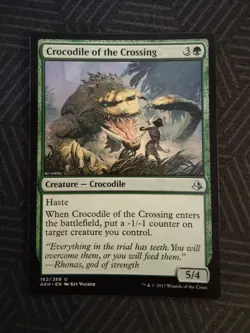 mtg crocodile of the crossing amonkhet - Image 1