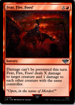 MTG Magic The Gathering Fear, Fire, Foes! LTR 2023 Uncommon #0125 - Image 1