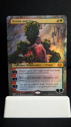 Wrenn and Six #334 (Borderless) Foil Double Masters 2022 MTG EN NM - Image 1