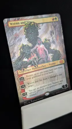Wrenn and Six #334 (Borderless) Foil Double Masters 2022 MTG EN NM - Image 2