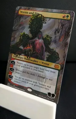 Wrenn and Six #334 (Borderless) Foil Double Masters 2022 MTG EN NM - Image 3