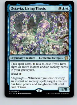Magic the Gathering Octavia, Living Thesis Commander 2021 MTG Free Shipping! - Image 1