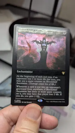 1x Bloodchief Ascension Foil Etched NM - CMM Magic the Gathering EDH Magic x1 - Image 1
