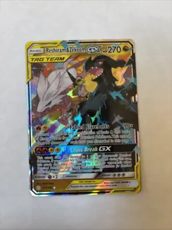 Reshiram & Zekrom GX Tag Team 157/236 - Pokemon TCG MINT PSA 10 Contender - Image 3