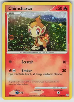 Chimchar 076/130 Holo Promo Diamond & Pearl LP - Image 1