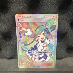 Pokemon TCG Lisia 164/168 SM Celestial Storm Full Art Holo Ultra Rare - Image 1