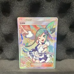 Pokemon TCG Lisia 164/168 SM Celestial Storm Full Art Holo Ultra Rare - Image 2