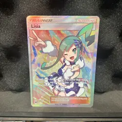 Pokemon TCG Lisia 164/168 SM Celestial Storm Full Art Holo Ultra Rare - Image 3