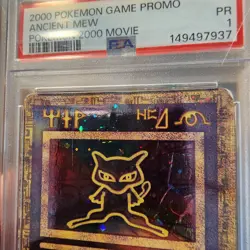 2000 POKEMON GAME MOVIE POKEMON 2000 MOVIE ANCIENT MEW PSA 1 Poor Double Swirl - Image 3