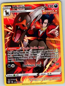 Houndoom TG10/TG30 Holo Brilliant Stars Trainer Gallery Pokemon NM - Image 1