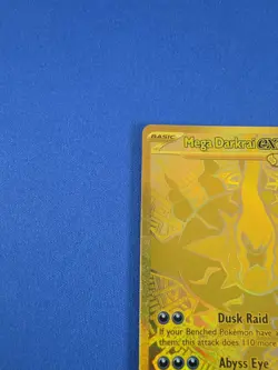 Pokemon Mega Darkrai EX 120/084 Ultra Rare Full Art Gold Holo 🔥 - Image 2