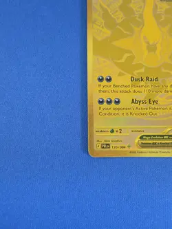 Pokemon Mega Darkrai EX 120/084 Ultra Rare Full Art Gold Holo 🔥 - Image 5