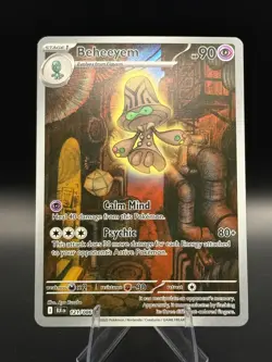 Pokemon TCG Beheeyem 121/086 Illustration Rare Black Bolt NM/M - Image 1