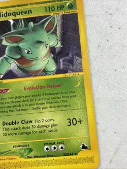 Nidoqueen 22/144 Regular Rare Skyridge 2003 Pokemon English - Image 2