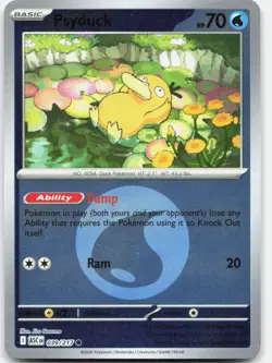 Psyduck (Energy Symbol Pattern) 039/217 Ascended Heroes Pokemon Reverse Holo NM - Image 1