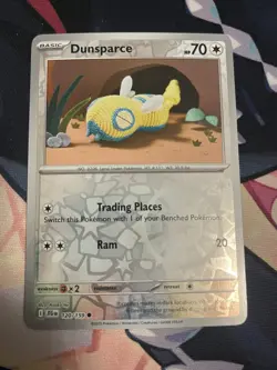 Dunsparce 120/159 Common Journey Together Pokemon Reverse Holo Near Mint - Image 1