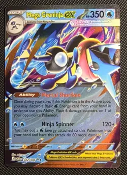 Mega Greninja EX 022/086 Ultra Rare Full Art Holo 350 HP English - Image 1
