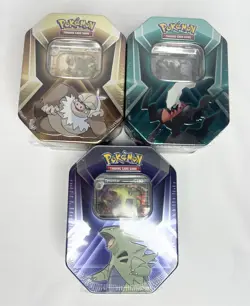 Pokemon TCG Triple Whammy Tin Sealed Destined Rivals Journey Together Set Of 3 - Image 1