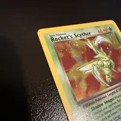 2000 Pokemon Gym Heroes Rocket's Scyther Holo #13/132 - Image 2