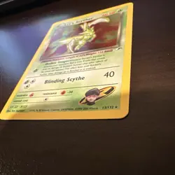 2000 Pokemon Gym Heroes Rocket's Scyther Holo #13/132 - Image 4