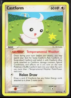 Castform 34/113 - Pokemon Delta Species - Uncommon - LP - Image 1