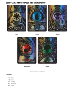 MTG Secret Lair Spider-Man Mana Symbiote Foil Preorder - Image 1