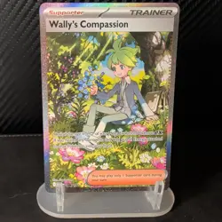Pokemon TCG Wally's Compassion 186/132 Special Illustration Rare Mega Evolution - Image 1