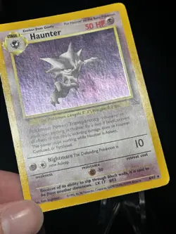 Haunter 6/62 Holo Rare Fossil Pokemon Unlimited Holo LP - Image 2