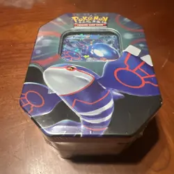 Pokemon TCG Kyogre ex Tin – Sealed Azure Legends 2023 – New & Unopened - Image 1