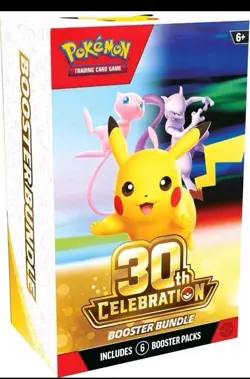 5x Pokemon 30th Anniversary Celebrations Booster Bundles PRESALE SHIPS 09/17/26 - Image 1