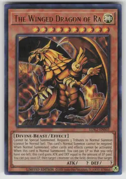 The Winged Dragon of Ra LDK2-ENS03 Ultra Rare Yu-Gi-Oh Limited LP - Image 1